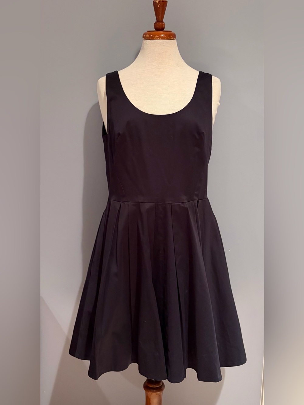 French Connection Black Sleeveless Fit & Flare Mini Dress